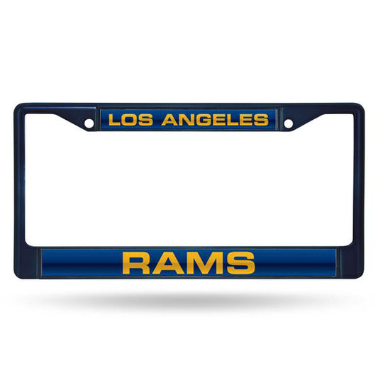 LOS ANGELES RAMS NAVY TB LASER LICENSE PLATE