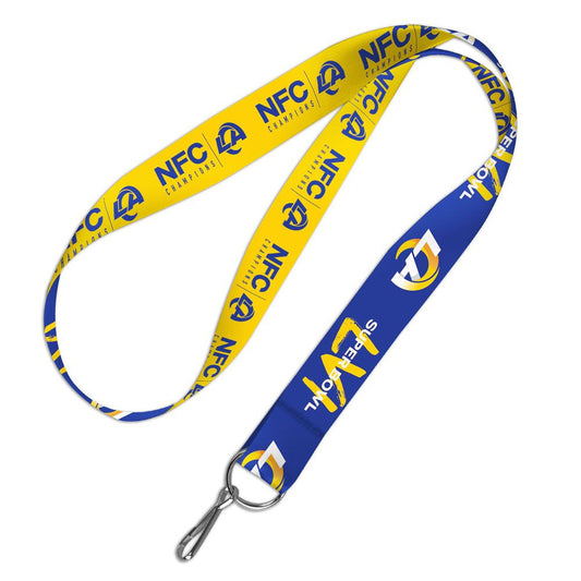 LOS ANGELES RAMS  2021 NFC CONFERENCE CHAMPS 1" LANYARD