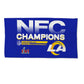 TOALLA LOS ANGELES RAMS 2021 NFC CONFERENCE CHAMPS 