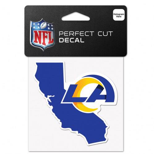 LOS ANGELES RAMS PERFECT CUT 4"X 4" DECAL