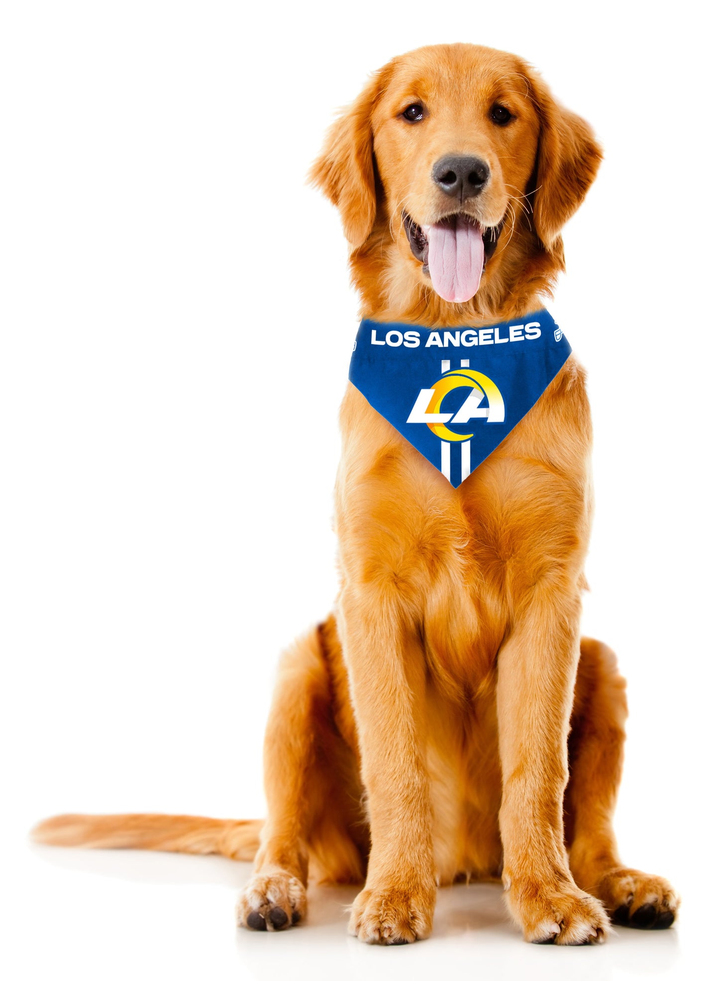 BANDANA PARA MASCOTAS DE LOS RAMS DE LOS ÁNGELES