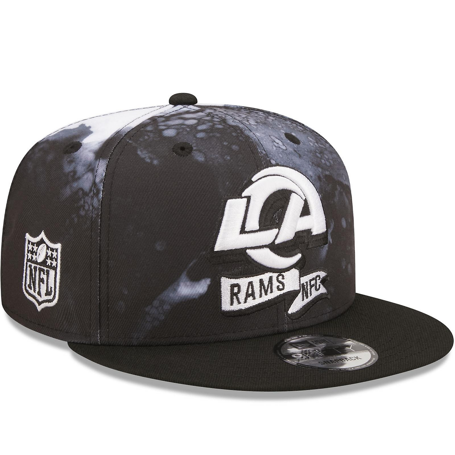 La Rams Sidelines LOS ANGELES RAMS SIDELINE 9FIFTY SNAPBACK HAT - BLACK/ WHITE INK – JR'S ...