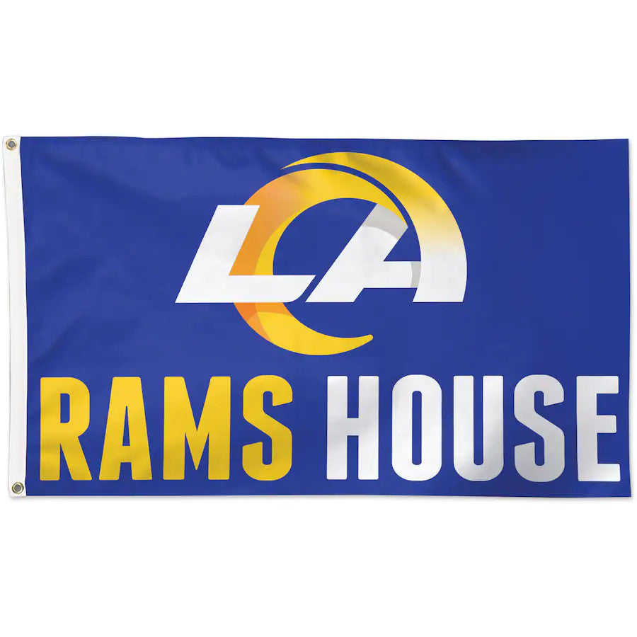 LOS ANGELES RAMS SLOGAN 3X5 DELUXE FLAG