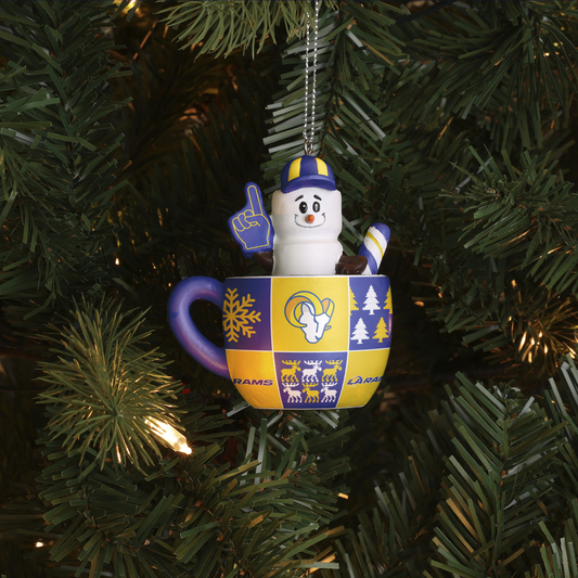 LOS ANGELES RAMS SMORES MUG CHRISTMAS ORNAMENT