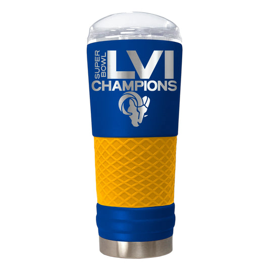 LOS ANGELES RAMS SUPER BOWL LVI CHAMPS 24OZ DRAFT TUMBLER