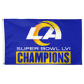 LOS ANGELES RAMS SUPER BOWL LVI CHAMPS 3' X 5' FLAG
