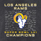 LOS ANGELES RAMS SUPER BOWL LVI CHAMPS MEN'S LONG SLEEVE ROSTER SIGNATURE T-SHIRT