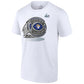 LOS ANGELES RAMS SUPER BOWL LVI CHAMPS CAMISETA CON ANILLO BLING PARA HOMBRE