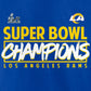 LOS ANGELES RAMS SUPER BOWL LVI CHAMPS MEN'S STACKED ROSTER T-SHIRT
