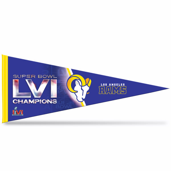 LOS ANGELES RAMS SUPER BOWL LVI CHAMPS PENNANT