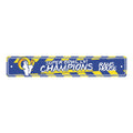 LOS ANGELES RAMS SUPER BOWL LVI CHAMPS STREET SIGN