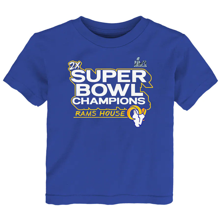 LOS ANGELES RAMS SUPER BOWL LVI CHAMPS TODDLER PARADE T-SHIRT