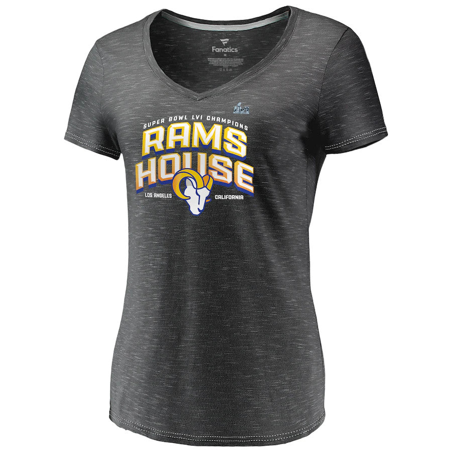 LOS ANGELES RAMS SUPER BOWL LVI CHAMPS WOMEN'S RUNNING BACK HOMETOWN T-SHIRT