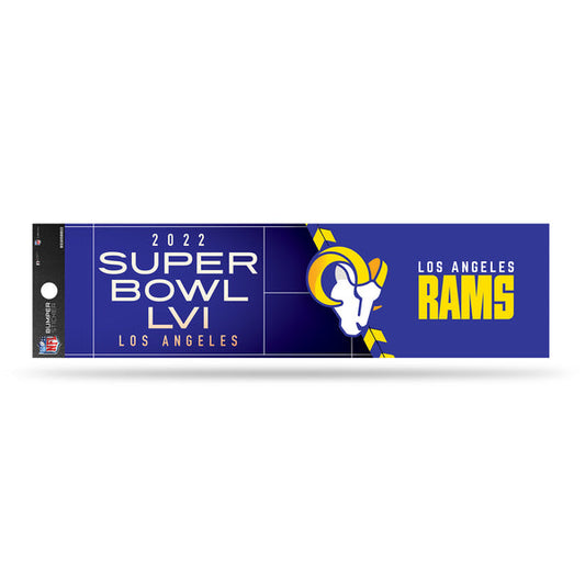 LOS ANGELES RAMS SUPER BOWL LVI BUMPER STICKER