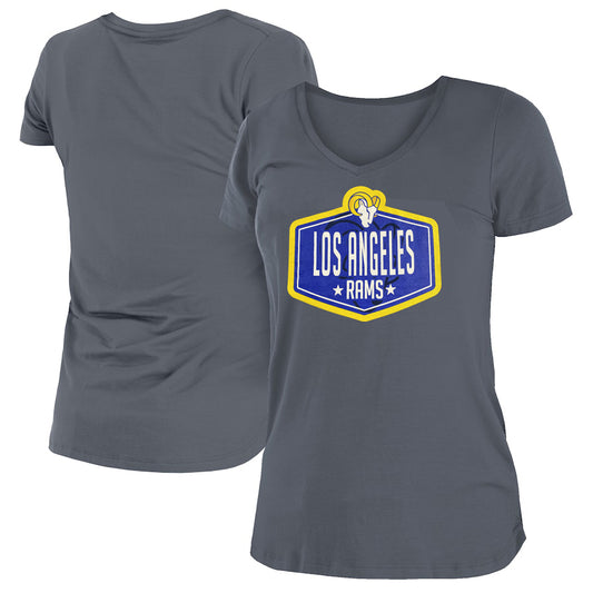 CAMISETA DEL DÍA DEL DRAFT DE LA NFL 2021 PARA MUJER DE LOS ANGELES RAMS