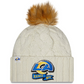 LOS ANGELES RAMS WOMEN'S 2022 SIDELINE CUFFED KNIT - CREAM