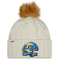 LOS ANGELES RAMS MUJER 2022 SIDELINE CUFFED KNIT - CREMA