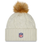 LOS ANGELES RAMS WOMEN'S 2022 SIDELINE CUFFED KNIT - CREAM