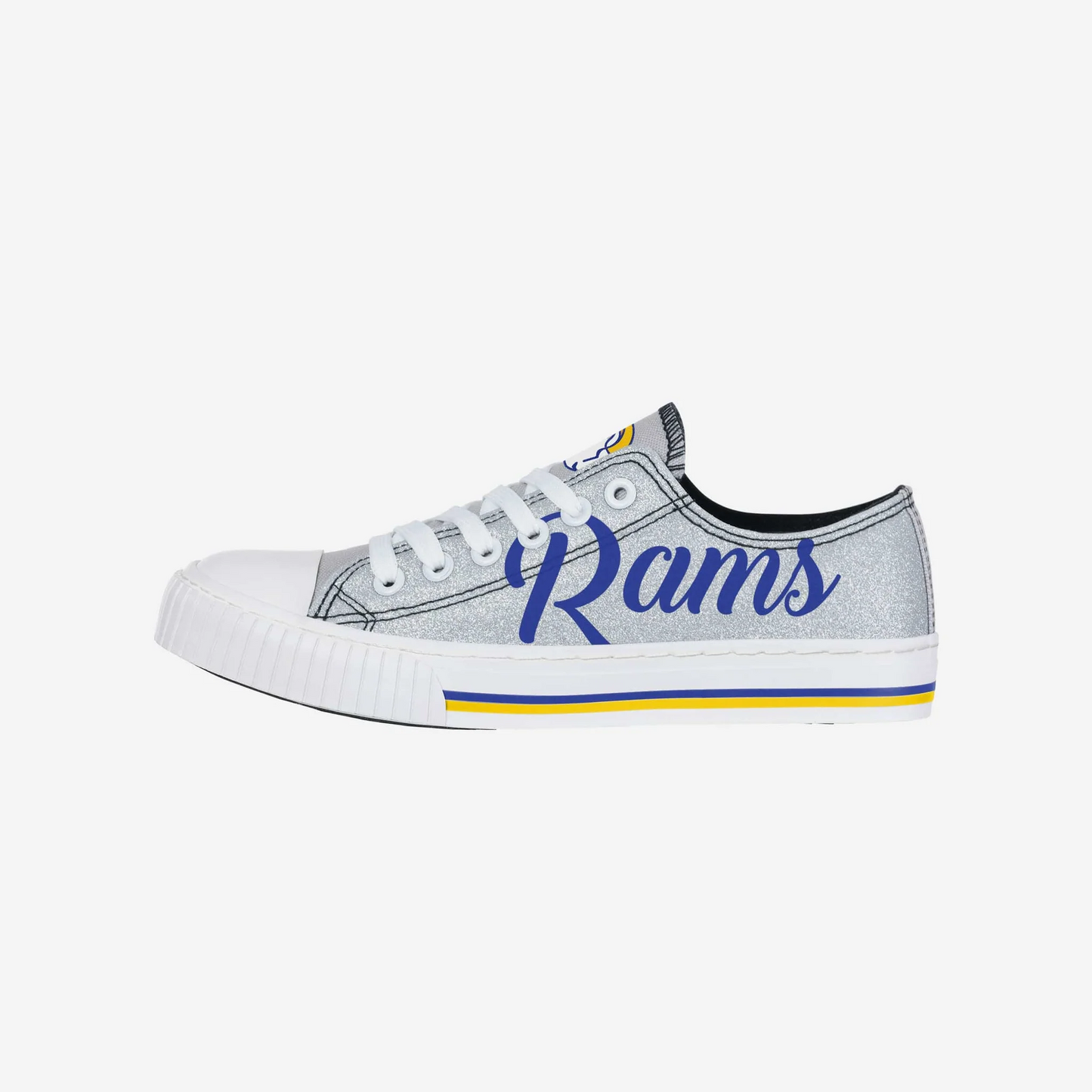 ZAPATOS BAJOS DE MUJER LOS ANGELES RAMS COLOR GLITTER