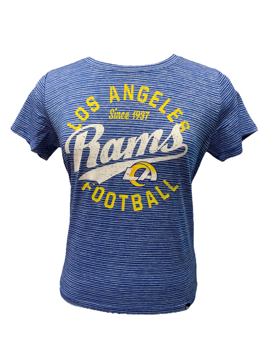 LOS ANGELES RAMS WOMEN'S DISTRESSED LINE TEE