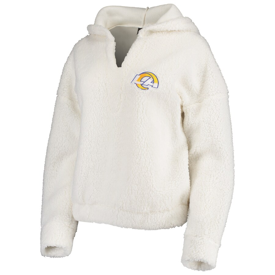 SUDADERA CON CAPUCHA FLUFFY PARA MUJER LOS ANGELES RAMS