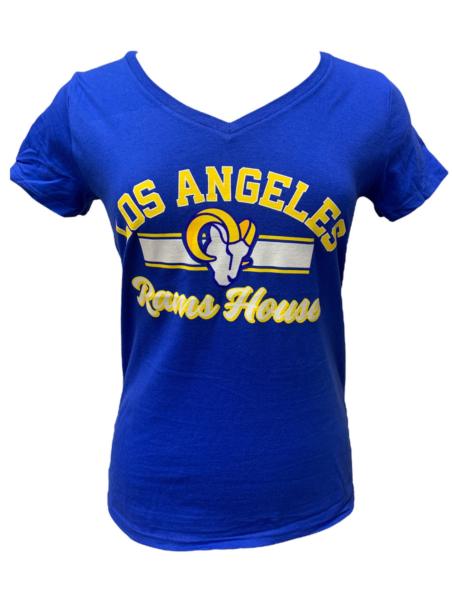 LOS ANGELES RAMS WOMEN'S GAME USED V-NECK TEE