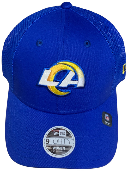 LOS ANGELES RAMS WOMEN'S LOGO SPARKLE 9FORTY ADJUSTABLE SNAP HAT