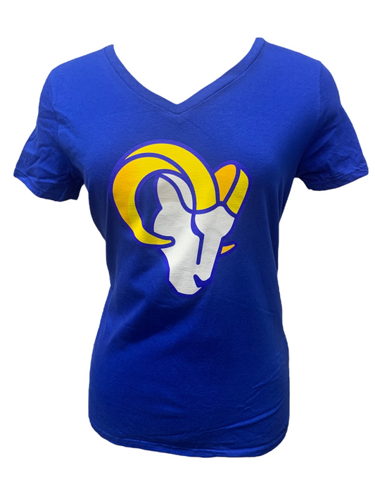 LOS ANGELES RAMS WOMEN'S PRIMARY LOGO TEE - BLUE