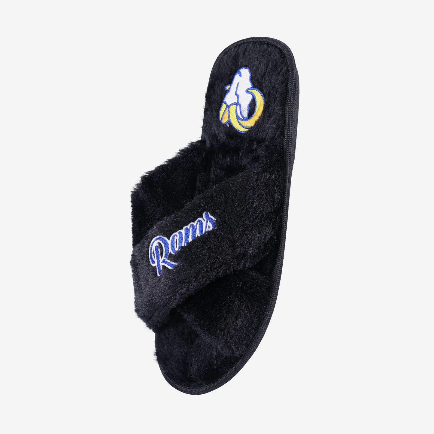 LOS ANGELES RAMS WOMEN'S SCRIPT CROSS SLIPPERS