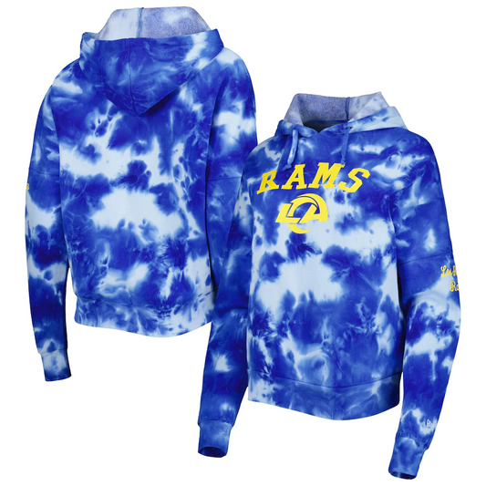 LOS ANGELES RAMS WOMEN'S TIE DYE HOODIE SWEATSHIRT