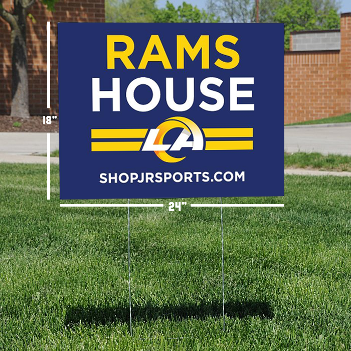 LOS ANGELES RAMS YARD SIGN