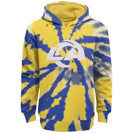LOS ANGELES RAMS YOUTH STATEMENT TIE DYE HOODED SWEATSHIRT