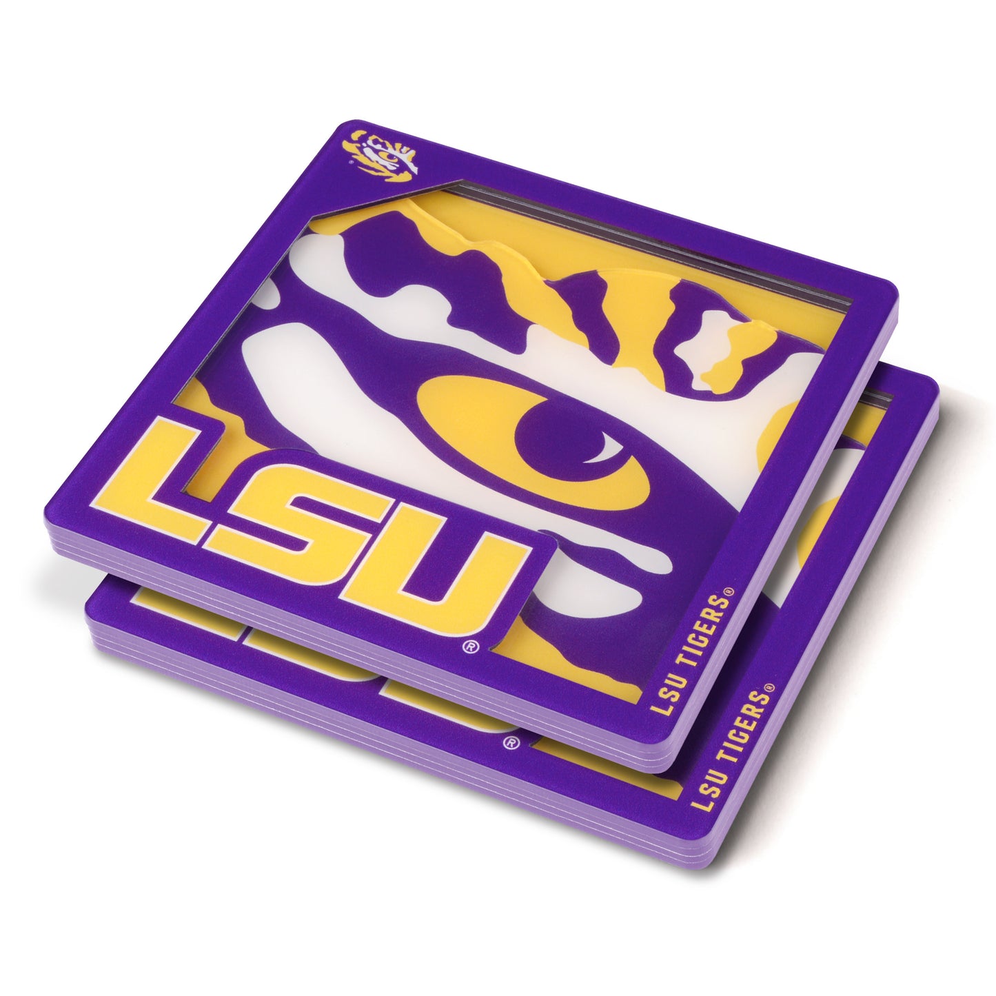 LSU TIGERS 3D COASTER