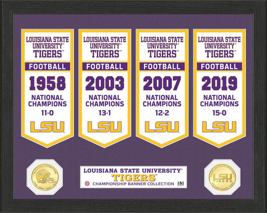 LSU TIGERS BANNER COLLECTION PHOTO