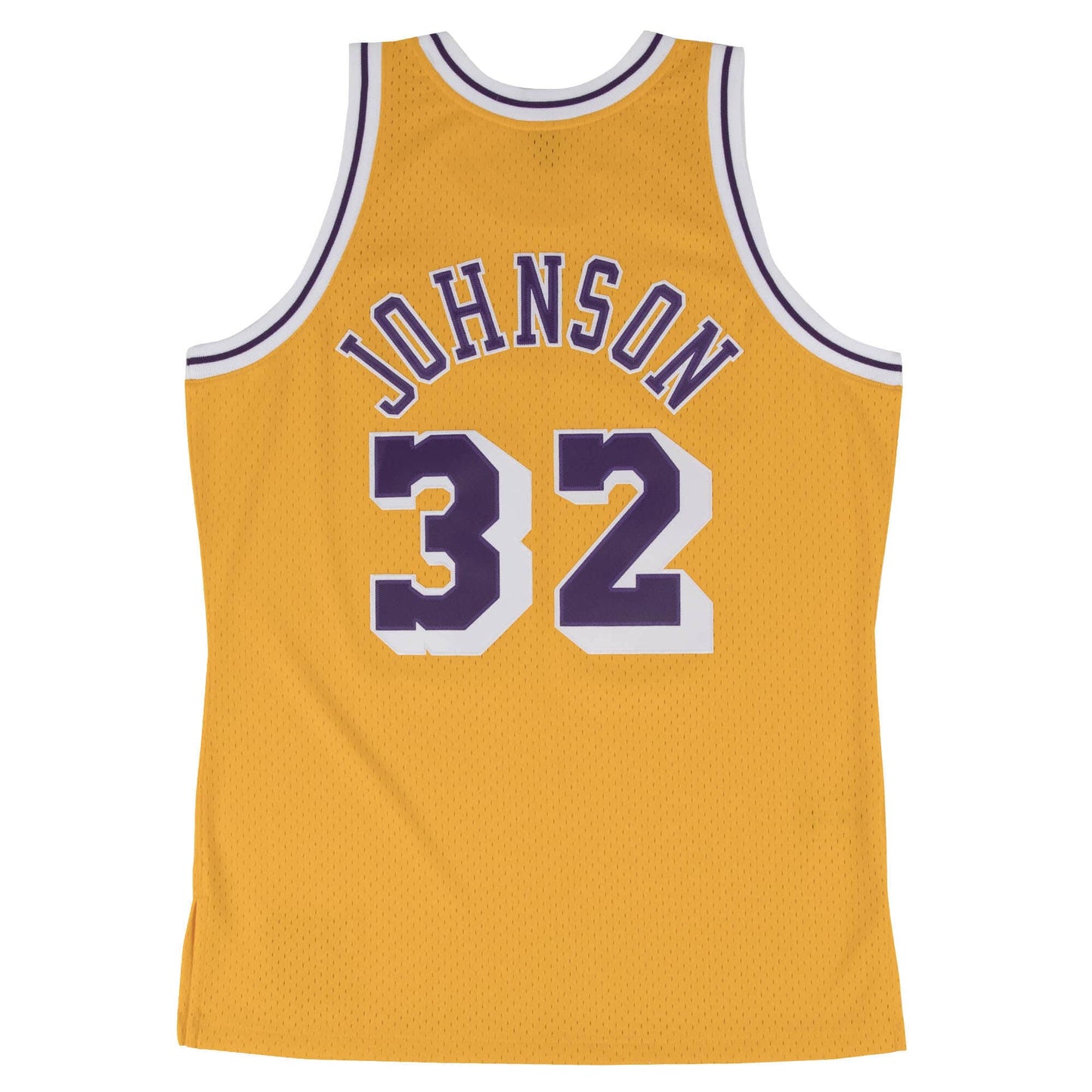 MAGIC JOHNSON HOMBRE MITCHELL &amp; NESS 84-85' JERSEY SWINGMAN