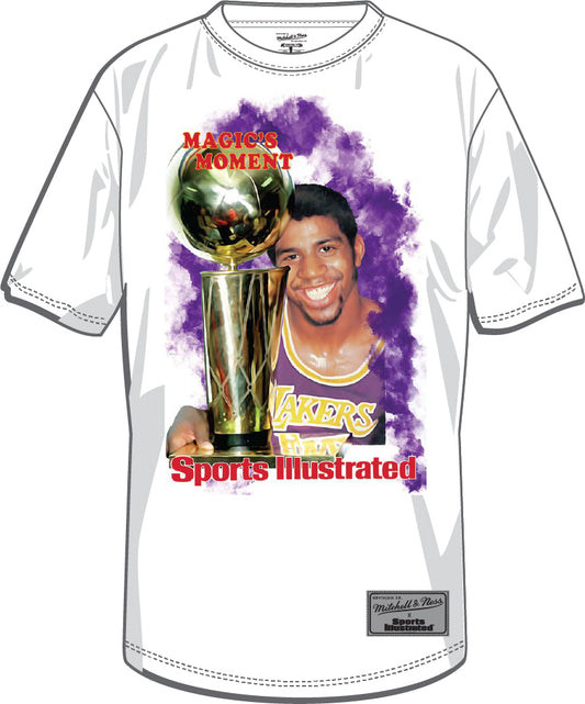 MAGIC JOHNSON SPORTS ILLUSTRATED PHOTO REELS TEE