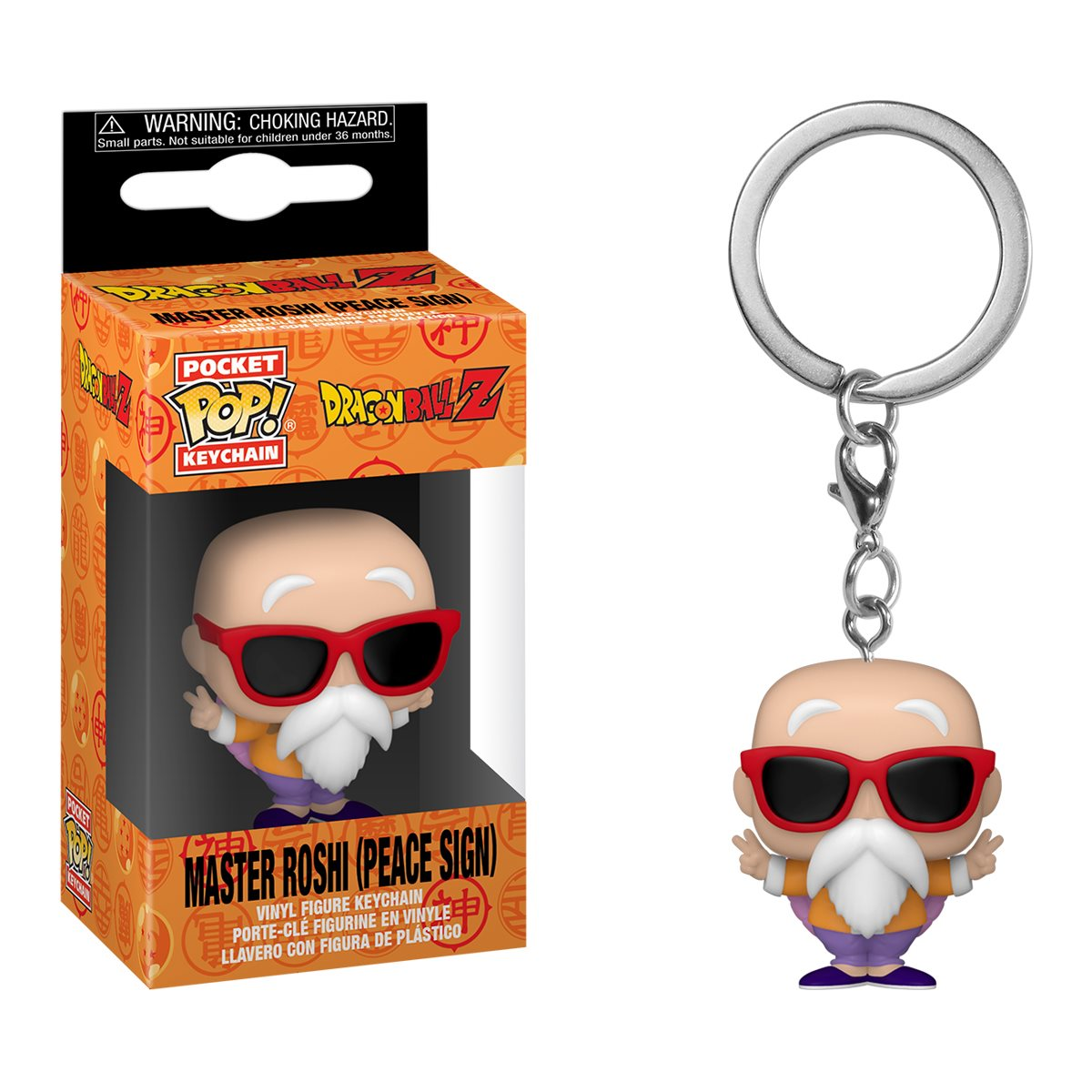 ¡FUNKO POP! DRAGON BALL Z - POP DE BOLSILLO DEL MAESTRO ROSHI! LLAVERO