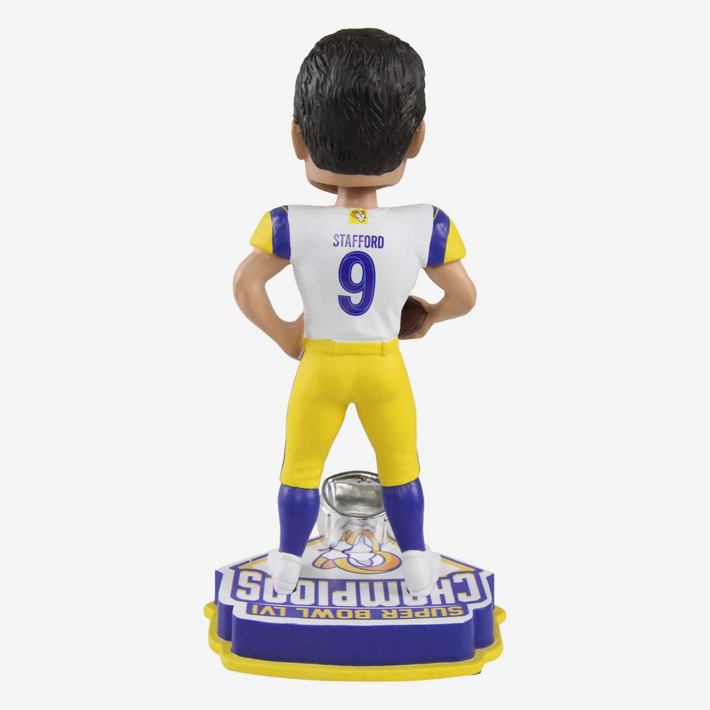 LOS ANGELES RAMS MATTHEW STAFFORD SUPER BOWL LVI BOBBLEHEAD