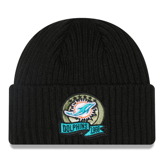 GORRO DE PUNTO SALUDO AL SERVICIO DE LOS DOLPHINS DE MIAMI 2022