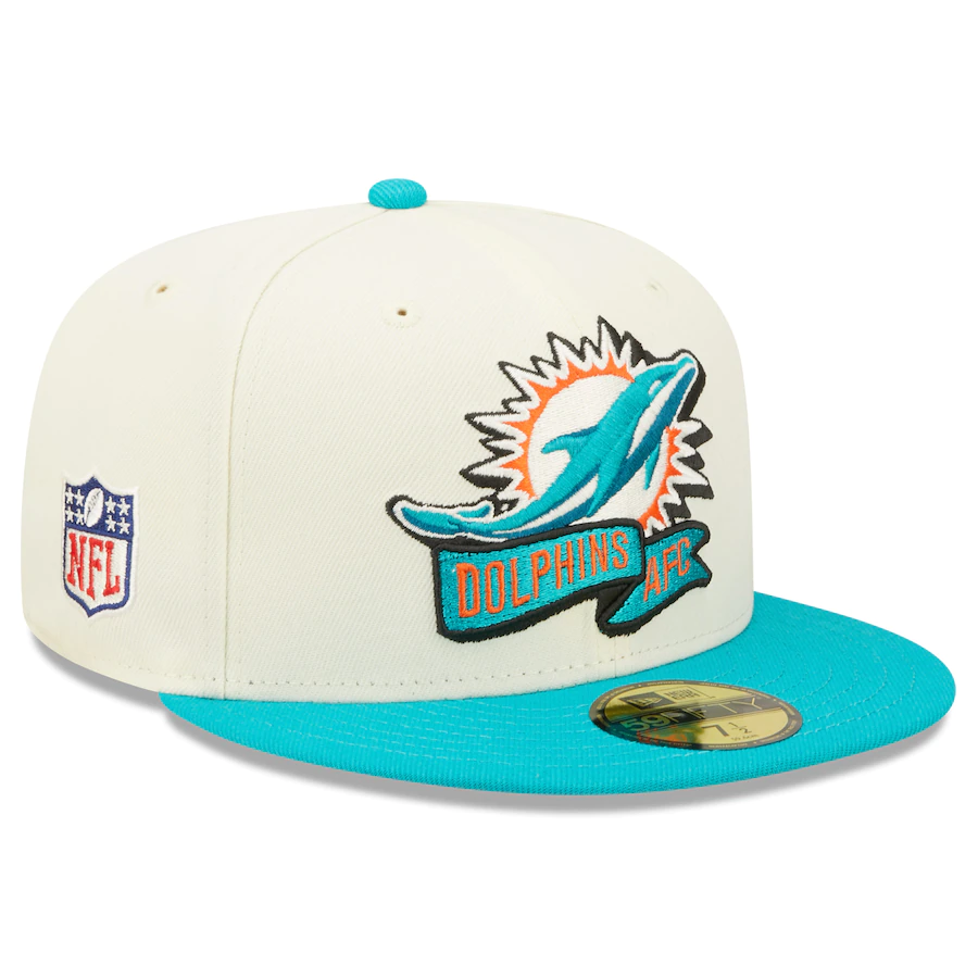 MIAMI DOLPHINS 2022 SIDELINE 59FIFTY GORRO AJUSTADO