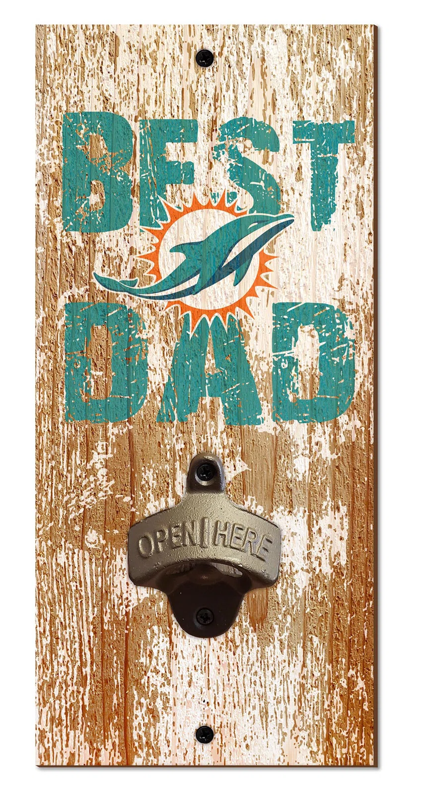 MIAMI DOLPHINS BEST DAD BOTTLE OPENER
