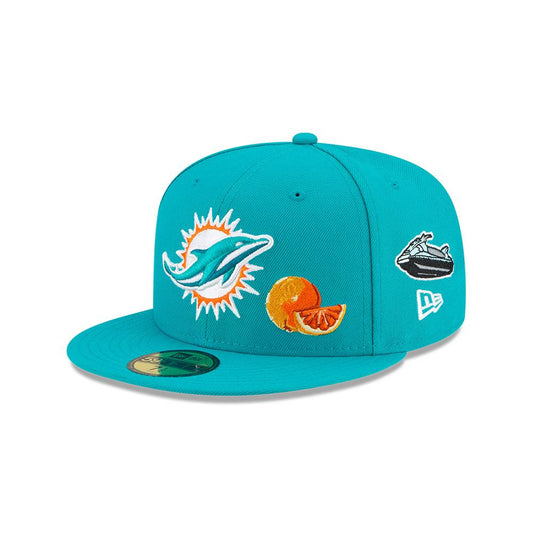 MIAMI DOLPHINS CITY TRANSIT 59FIFTY FITTED