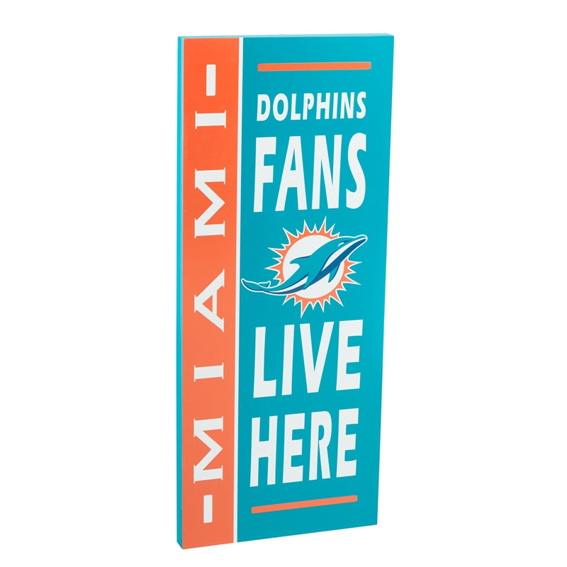 MIAMI DOLPHINS FAN SIGN