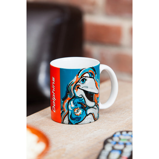 MIAMI DOLPHINS JUSTIN PATTERN MUG