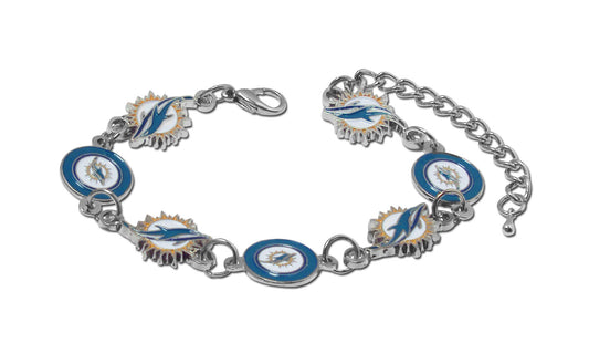 BRAZALETE CON LOGO DE LOS DELFINES DE MIAMI