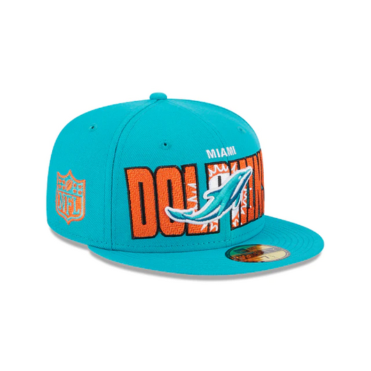 MIAMI DOLPHINS MEN'S 2023 NFL DRAFT ALT HAT 59FIFTY FITTED
