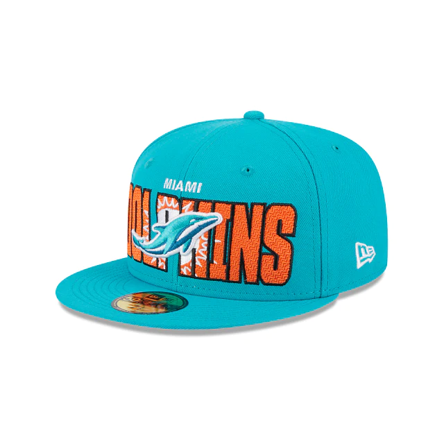 MIAMI DOLPHINS MEN'S 2023 NFL DRAFT ALT HAT 59FIFTY FITTED