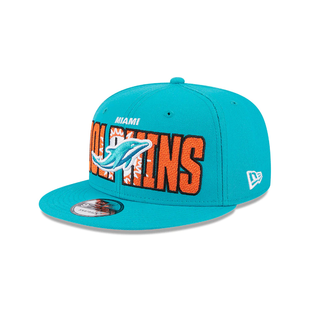 MIAMI DOLPHINS MEN'S 2023 NFL DRAFT ALT HAT 9FIFTY SNAPBACK