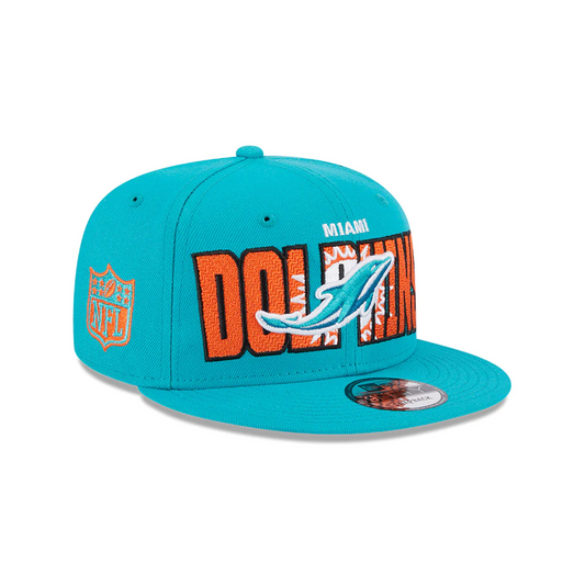 MIAMI DOLPHINS MEN'S 2023 NFL DRAFT ALT HAT 9FIFTY SNAPBACK