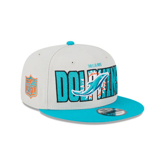 MIAMI DOLPHINS MEN'S 2023 NFL DRAFT HAT 9FIFTY SNAPBACK